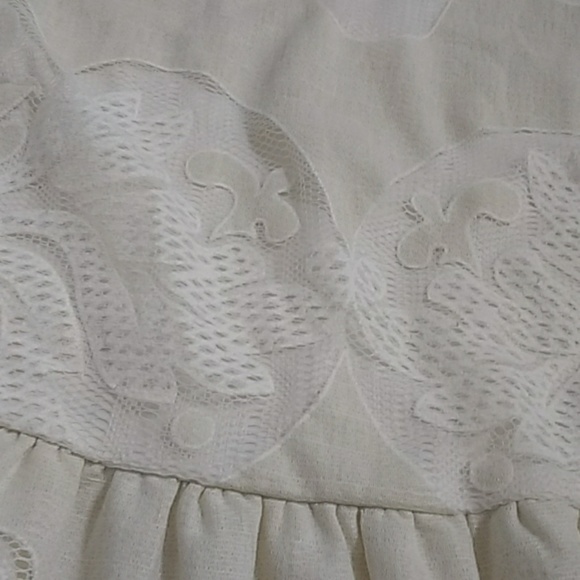 NWT Old Navy Cream Lace Crochet Babydoll Dress - Picture 4 of 7